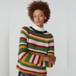 Alexachung Sid Striped Mohair Sweater